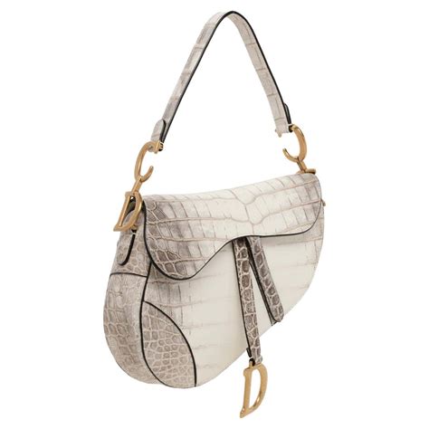 Christian Dior Saddle Bag Medium Matte Niloticus Himalayan